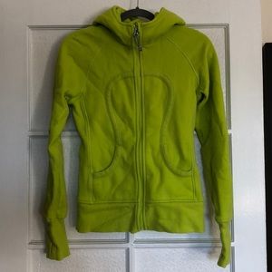 Lululemon Scuba Hoodie II antidote green sz 4